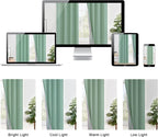 XWZO 100% Blackout Curtains 2 Panels - Image 8