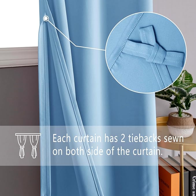 DWCN Blackout Curtains for Bedroom - Image 2