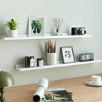 White Floating Shelves for Wall Decor, 40 in Shelf - Image 5