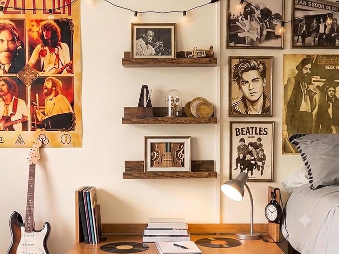upsimples Floating Shelves for Wall Decor and Storage, Laundry Room Display and - Image 2