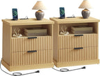 VASAGLE Set of 2 Nightstands by Unknown