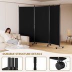 Room Divider 102'' Wide Folding Room Divider Panel - Image 6