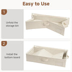 StorageWorks 5 Inch Low Profile Under Bed Storage Containers - Image 7