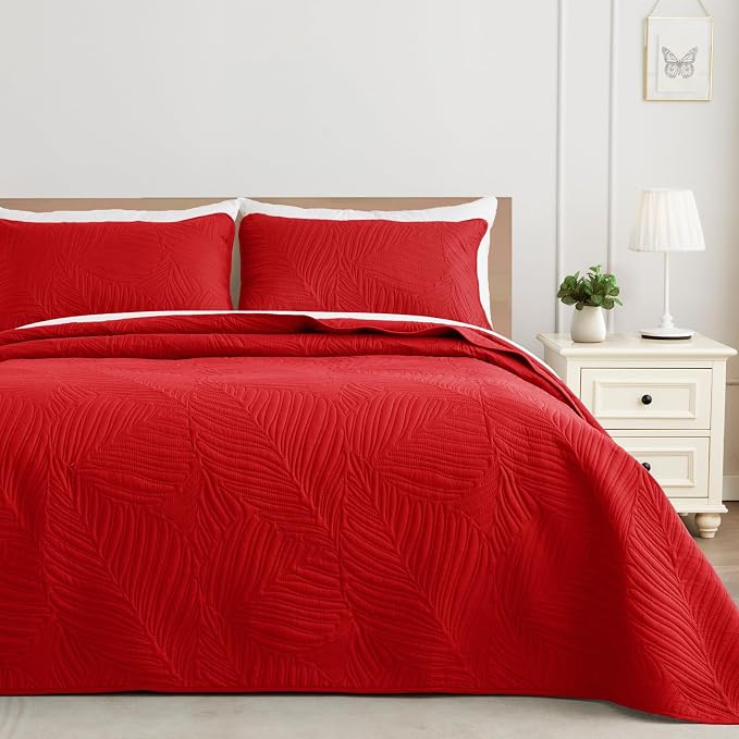 Exclusivo Mezcla California King Quilt Bedding Set, Microfiber Bedspreads | - Image 7
