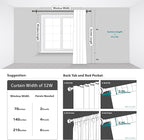 Deconovo Blackout Back Tab Curtains - Image 9