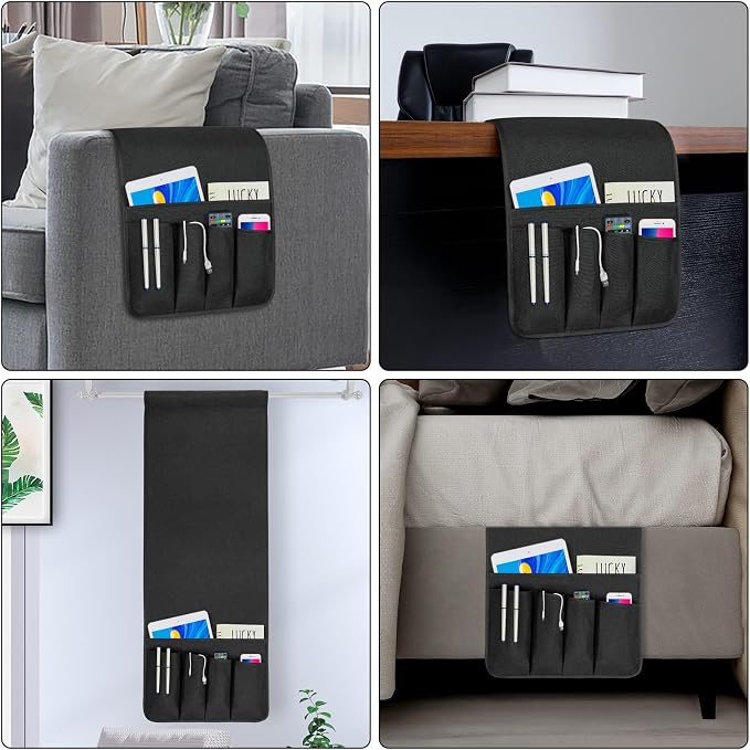 Remote Control Holders for Armchairs, Couch Caddy, Featuring Non-Slip Bases | 5 - Image 4