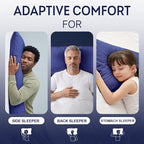 DOWNCOOL Large Body Pillow Insert- Breathable Full Body Pillow - Image 5
