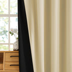 RYB HOME 100% Blackout Curtain, Bedroom Patio Sliding Glass Door Drape | Extra - Image 7