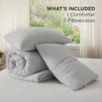 Bedsure California King Comforter Set, 3 Pieces GentleSoft Bed Set, 1 - Image 6