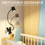 Desk Lamp USB Clip On Light, Book Lights - Image 4