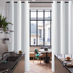 RYB HOME White Room Seperating Divider Curtain - Image 2