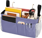 Purple Bedside Caddy Storage Bag Bedside Organizer - Image 3