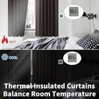 BGment Brown 100% Blackout Curtains 63 Inches Long - Image 6