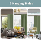 BGment 100% Short Blackout Curtains - Image 3