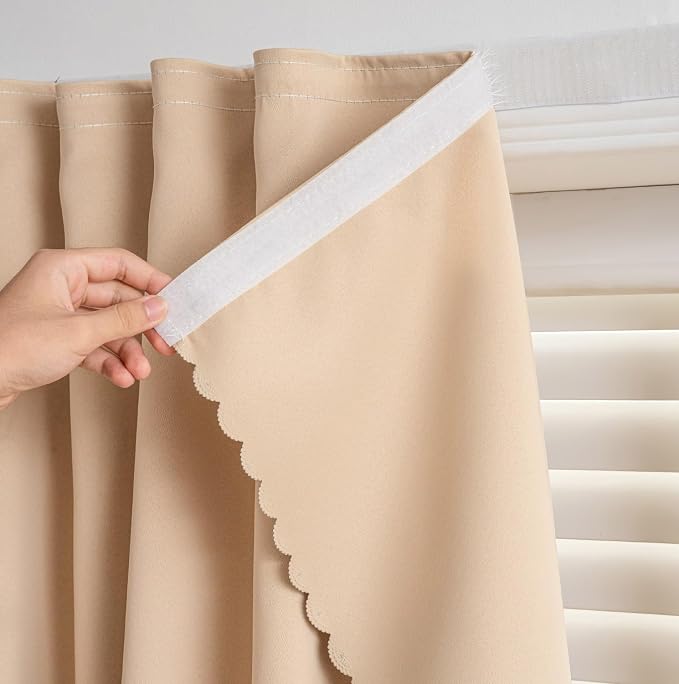 Self Adhesive Blackout Curtains by gonnrly