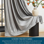 PRIMROSE Light Grey Curtains 72 inch - Image 4