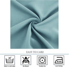 Diraysid Stone Blue Grommet Blackout Curtains - Image 4
