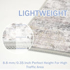 Abstract Runner Rug 2x5 Ft Washable Runners - Image 4