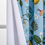 Topfinel Blue and White Patterned Aesthetic Pretty Curtains 84 Inches Long 2 - Image 9