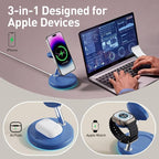 【Adjustable Blue Ambient Light】 Wireless Charger 3 in 1 - Image 3