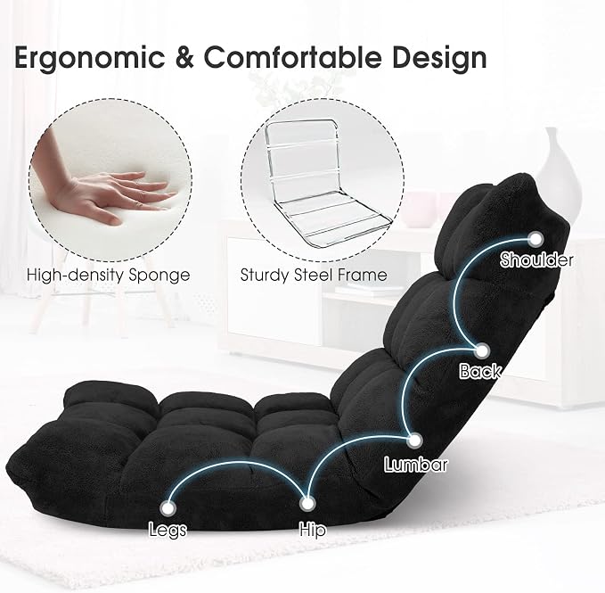Giantex Folding Floor Chair - Image 5