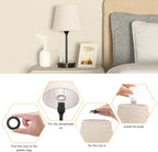 Bedside Table Lamps Set 2 for Bedroom - Image 7