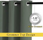 NICETOWN Blackout 90 inch Curtains - Image 2