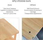 Solid Wood Side Table, Small End Table, Narrow Nightstand Bedside Table | - Image 6