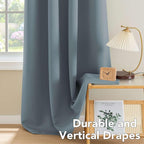 H.VERSAILTEX Blue Blackout Curtains - Image 8