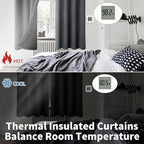 BGment Thermal Insulated 100% Blackout Curtains - Image 4