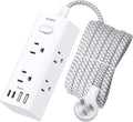 10 Ft Power Strip Surge Protector by OneBeat