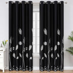 2 Curtain Panels Set Designed Blackout Curtains by ESTELARTEXTILER