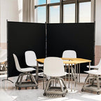 2 Panel Large Room Divider, Folding Privacy Screens - Image 7