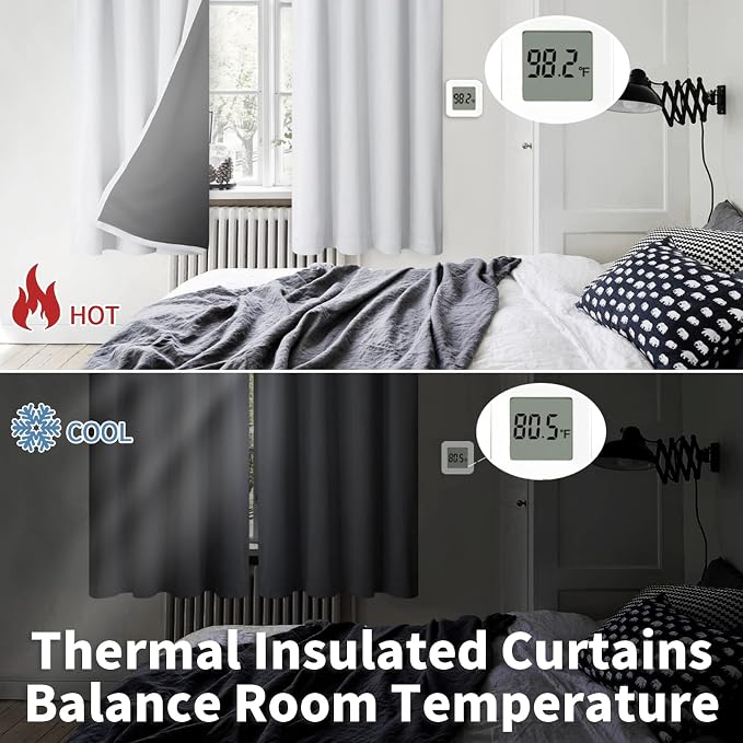 BGment Thermal Insulated 100% Blackout Curtains - Image 4