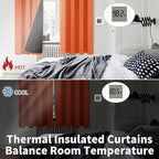 BGment Burnt Orange Blackout Curtains - Image 4