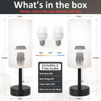 Bedside Table Lamps Set of 2 - Image 4