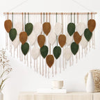 Large Macrame Wall Hanging Boho Woven Tapestry Chic Home Decor Wall Art | by KHOYIME