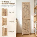 GIANTEX 4 Panel Boho Room Divider - Image 7