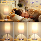 Dicoool 17.4" Bedside Lamp for Bedroom - Image 3