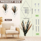 Jexine 4 Pcs Hanging Planters - Image 2