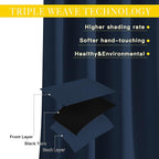 NICETOWN Bedroom Window Treatment Blackout Curtain Panel - Image 3