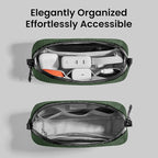 tomtoc Electronics Organizer Travel Case Performance, Cable Tech Pouch | Water - Image 5