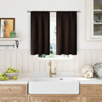 BGment Short Blackout Kitchen Curtains 45 Inches Long by BGment