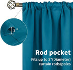 BGment Teal Blue Blackout Curtains - Image 4