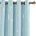 Deconovo Curtains for Living Room, Pattern Blackout Curtains 84 Inches Long | by Unknown