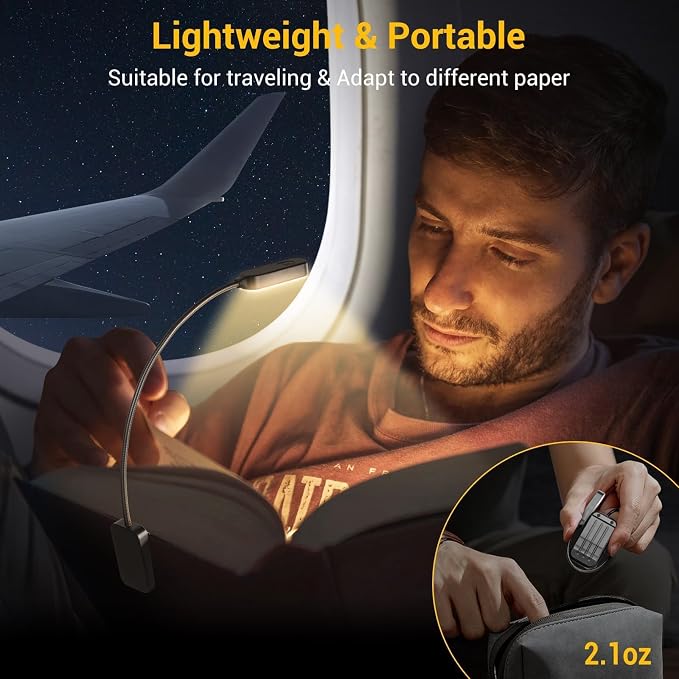 2 Pack Rechargeable Book Lights - Image 7