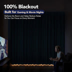 Deconovo 100% Light Blocking Out Curtains, Noise Reducing Performance Drapes - Image 2