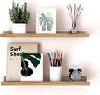 Oak Floating Shelves for Wall Decor, 24 in Shelf by Unknown
