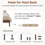 StorageWorks 7 Inch Low Profile Under Bed Storage Containers - Image 6