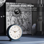 AYRELY® 4.5" Analog Alarm Clock, Small Retro Desk Clock and Table Clock | - Image 7